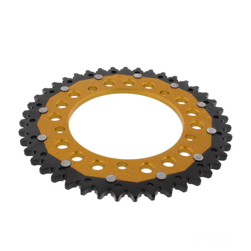 Kettenrad alu gold zähne - kettenrad,